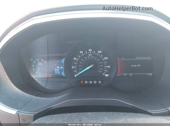 2FMPK3J97HBC37341 2017 FORD EDGE Gray უკანა სავარძლების ხედი