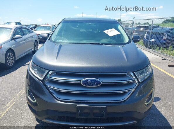 2FMPK3J97HBC37341 2017 FORD EDGE Gray ხელსაწყოთა პანელის ხედი