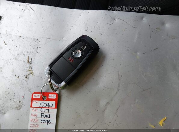 2FMPK3J97HBC66404 2017 FORD EDGE Silver Widok deski rozdzielczej