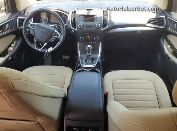 2FMPK3J97JBC51245 2018 FORD EDGE Gold Vista del salpicadero