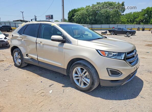 2FMPK3J97JBC51245 2018 FORD EDGE Gold Delantero derecho
