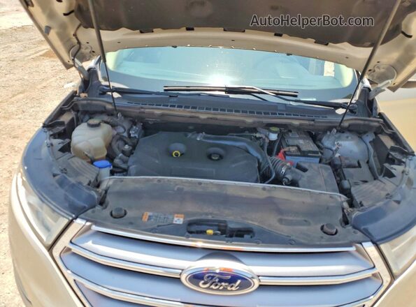 2FMPK3J97JBC51245 2018 FORD EDGE Gold Vista del compartimento del motor