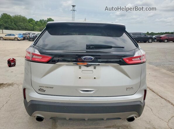 2FMPK3J97KBB36470 2019 FORD EDGE Серебряный Вид сзади