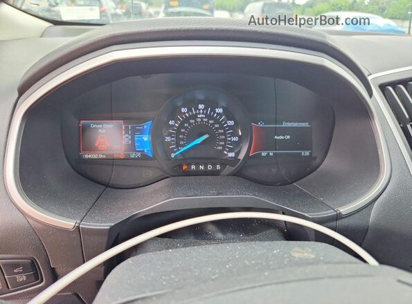 2FMPK3J97KBB68187 2019 FORD EDGE Синий Вид щитка приборов