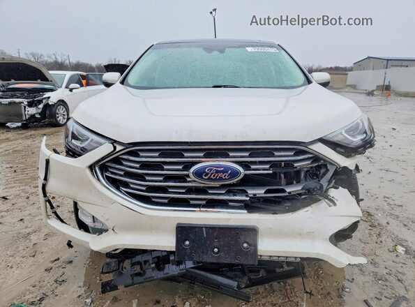 2FMPK3J97KBC01110 2019 FORD EDGE White Widok z przodu