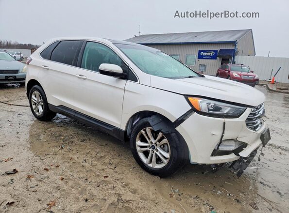 2FMPK3J97KBC01110 2019 FORD EDGE White Przód prawy