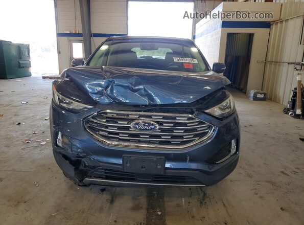 2FMPK3J97KBC05559 2019 FORD EDGE Blue Widok z przodu