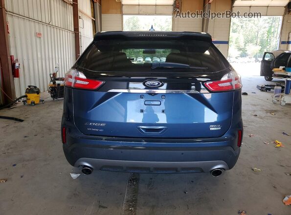2FMPK3J97KBC05559 2019 FORD EDGE Blue Widok z tyłu
