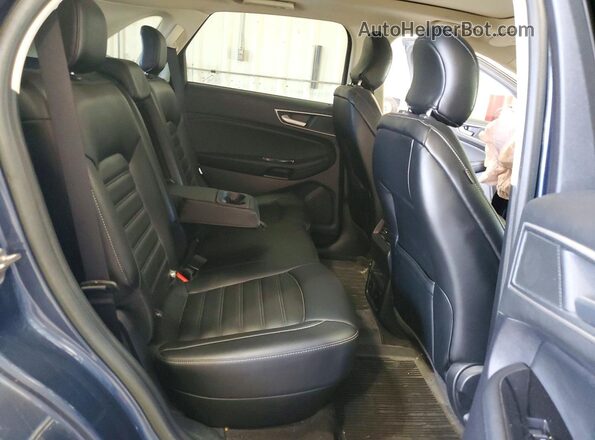 2FMPK3J97KBC05559 2019 FORD EDGE Blue Widok wnętrza z tyłu