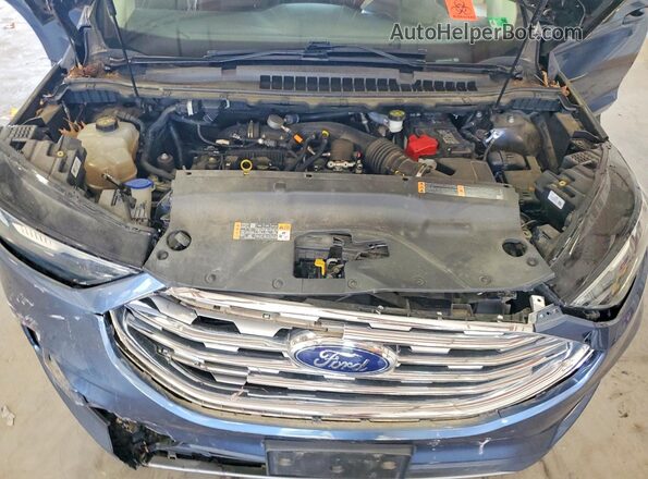 2FMPK3J97KBC05559 2019 FORD EDGE Blue Widok komory silnika