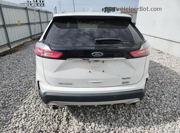 2FMPK3J97KBC24645 2019 FORD EDGE White 360 interior view