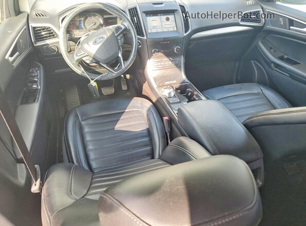 2FMPK3J97KBC24645 2019 FORD EDGE White Dashboard view