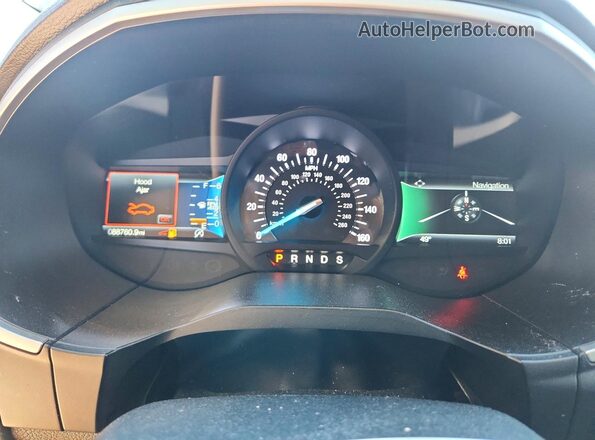 2FMPK3J97KBC43910 2019 FORD EDGE Gray Vista del cuadro de instrumentos