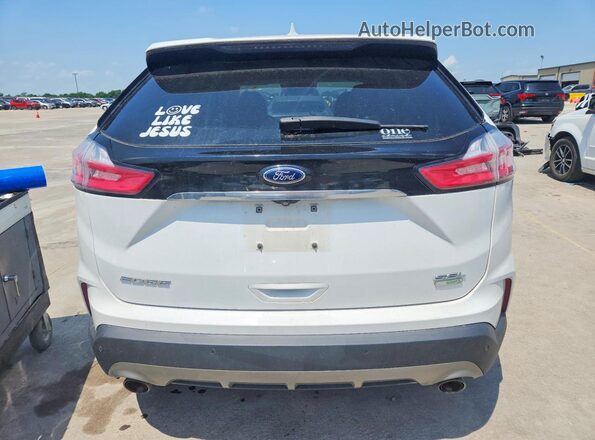 2FMPK3J97KBC47150 2019 FORD EDGE White Вид ззаду