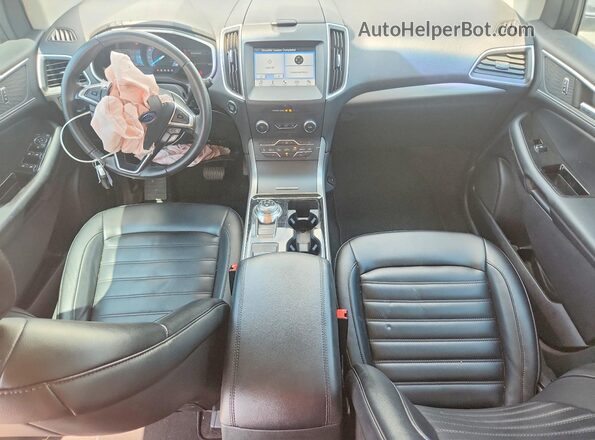 2FMPK3J97KBC47150 2019 FORD EDGE White Вид панелі приладів