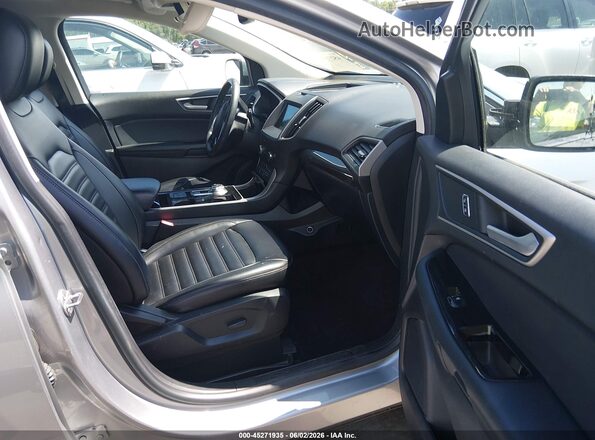 2FMPK3J97LBA33938 2020 FORD EDGE Silver Widok wnętrza z przodu