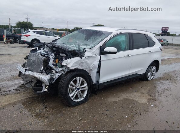 2FMPK3J97LBA44194 2020 FORD EDGE White წინა მარცხენა ხედი სამი მეოთხედიდან