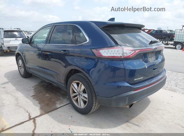 2FMPK3J98HBC43763 2017 FORD EDGE Dark Blue Trasero izquierdo