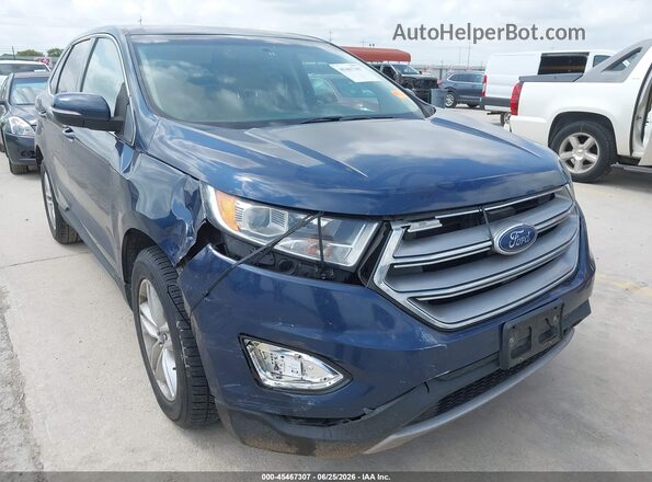 2FMPK3J98HBC43763 2017 FORD EDGE Dark Blue Vista frontal