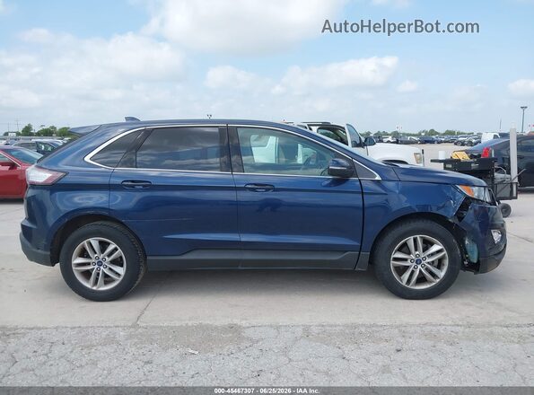 2FMPK3J98HBC43763 2017 FORD EDGE Dark Blue Vista interior trasera
