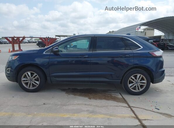 2FMPK3J98HBC43763 2017 FORD EDGE Dark Blue Vista interior de 360 grados