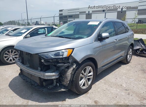 2FMPK3J98LBB47821 2020 FORD EDGE Серый Передняя левая четверть