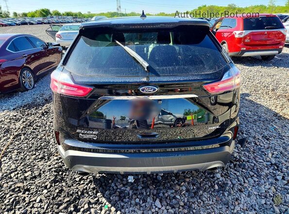 2FMPK3J98LBB65218 2020 FORD EDGE Black Widok z tyłu
