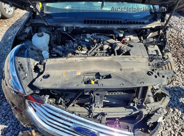 2FMPK3J98LBB65218 2020 FORD EDGE Black Widok komory silnika