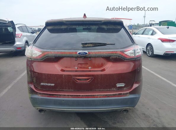 2FMPK3J99GBC04534 2016 FORD EDGE Burgundy 