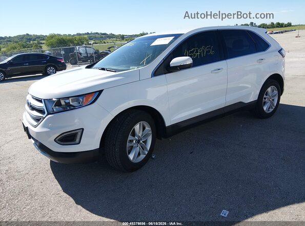2FMPK3J99HBB20831 2017 FORD EDGE White Առջևի ձախ երեք քառորդ տեսարան