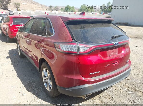 2FMPK3J99HBC31752 2017 FORD EDGE Red Tył lewy