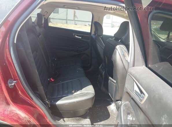 2FMPK3J99HBC31752 2017 FORD EDGE Red Widok naklejki z numerem VIN