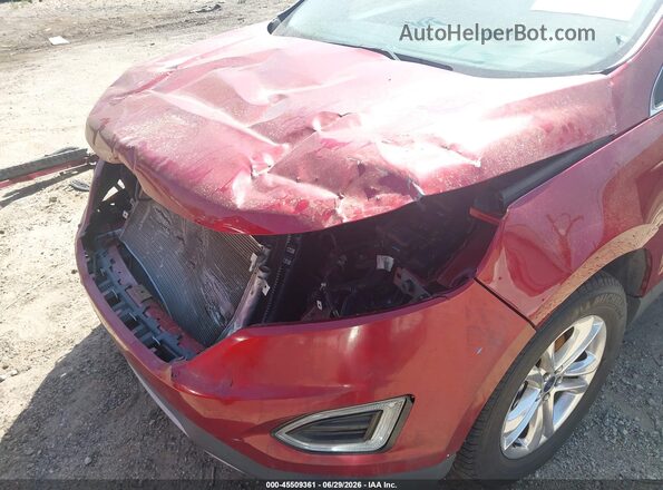 2FMPK3J99HBC31752 2017 FORD EDGE Red Widok z przodu