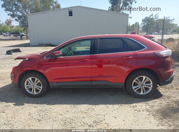 2FMPK3J99HBC31752 2017 FORD EDGE Red Widok wnętrza 360 stopni