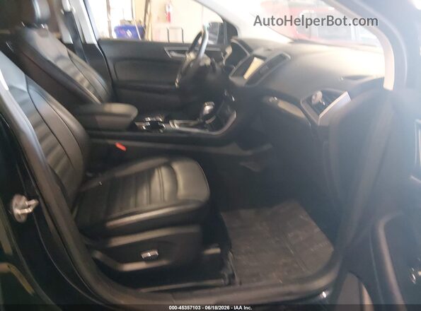 2FMPK3J99JBC58018 2018 FORD EDGE Black წინა სალონის ხედი