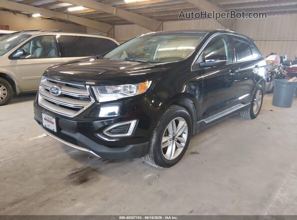 2FMPK3J99JBC58018 2018 FORD EDGE Black წინა მარცხენა ხედი სამი მეოთხედიდან