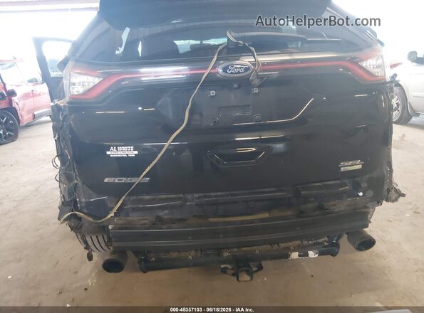 2FMPK3J99JBC58018 2018 FORD EDGE Black ხელსაწყოთა პანელის ხედი