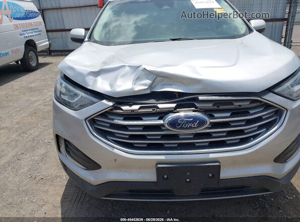 2FMPK3J99KBB22344 2019 FORD EDGE Silver Դիմացի տեսք