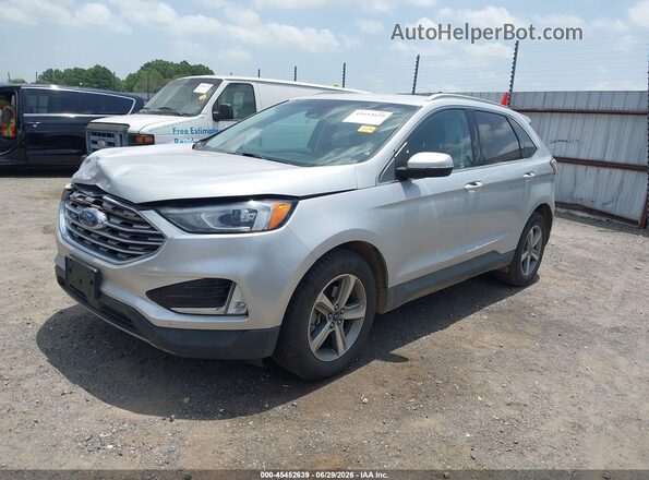 2FMPK3J99KBB22344 2019 FORD EDGE Silver Առջևի ձախ երեք քառորդ տեսարան