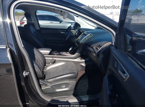 2FMPK3J9XGBC11878 2016 FORD EDGE Черный Вид салона спереди
