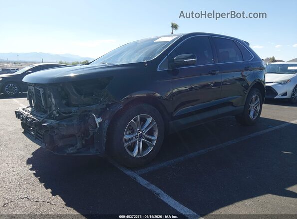 2FMPK3J9XGBC11878 2016 FORD EDGE Черный Передняя левая четверть