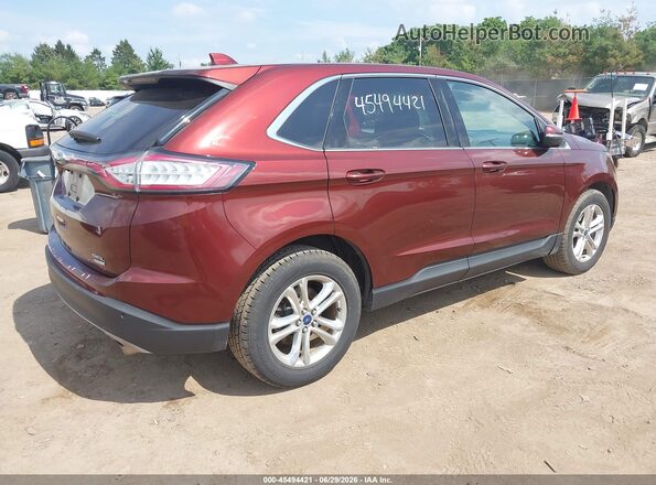 2FMPK3J9XGBC41690 2016 FORD EDGE Red Tył prawy