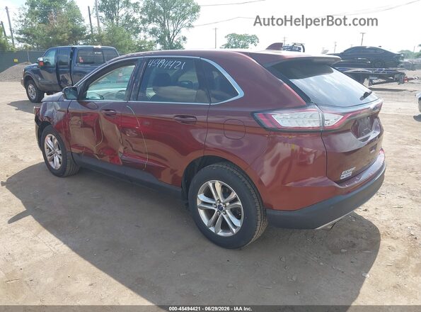 2FMPK3J9XGBC41690 2016 FORD EDGE Red Tył lewy