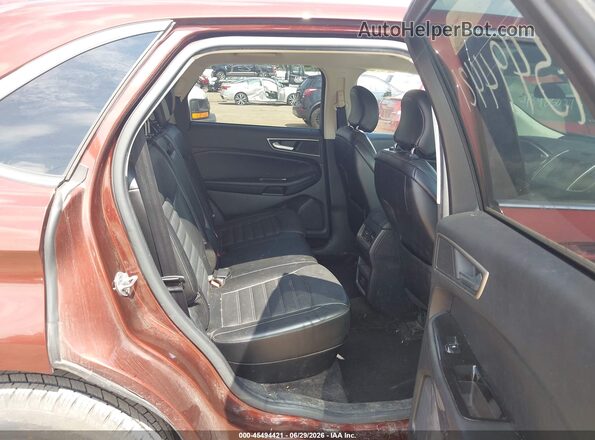 2FMPK3J9XGBC41690 2016 FORD EDGE Red Widok naklejki z numerem VIN