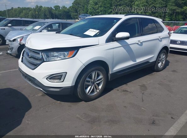 2FMPK3J9XHBB93237 2017 FORD EDGE White Vista tres cuartos delantera izquierda