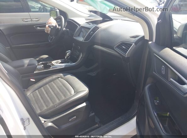 2FMPK3J9XHBB93237 2017 FORD EDGE White Vista interior delantera