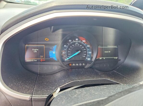 2FMPK3J9XHBB95795 2017 FORD EDGE Black Instrument cluster view