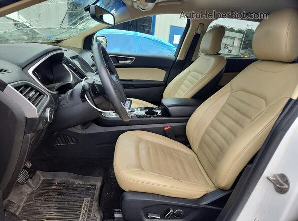2FMPK3J9XJBB11853 2018 FORD EDGE White Вид салону спереду