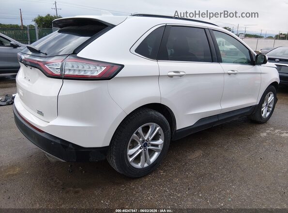 2FMPK3J9XJBB58896 2018 FORD EDGE Белый Задняя правая четверть