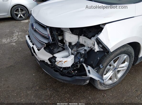 2FMPK3J9XJBB58896 2018 FORD EDGE Белый Панорамный вид салона 360°